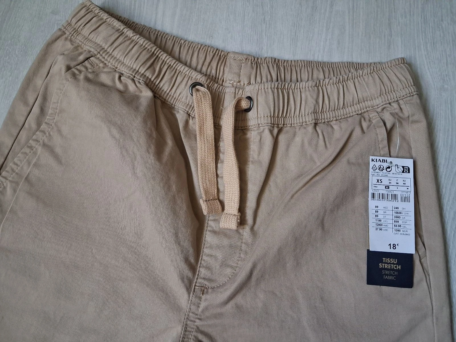 Beige chino jogger pants Kiabi new with tag size xs / 34 – photo 3